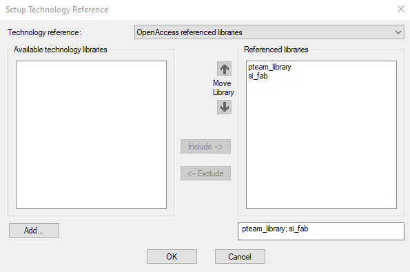 included reference libs