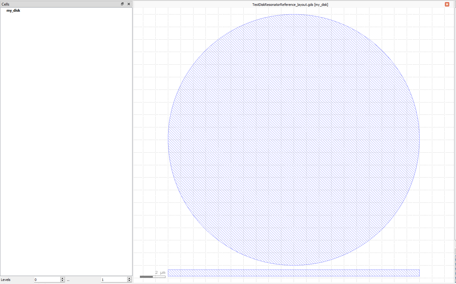 GDSII reference file