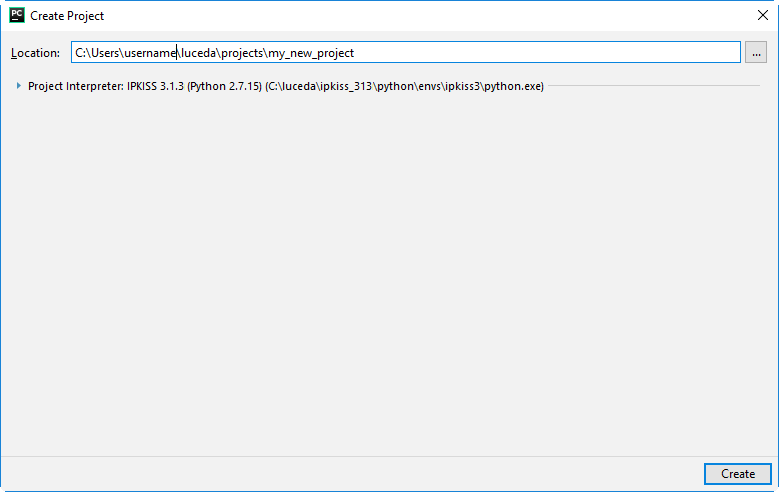 Project in PyCharm
